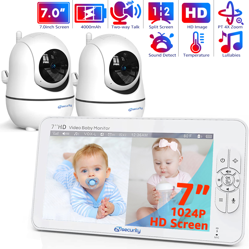 Audio Music Videos - 7.0 inch Video Baby Monitor HD