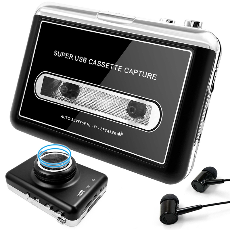 Portable Stereo USB Cassette P - Audio Music Converter To Mp3 ulasan dan harga