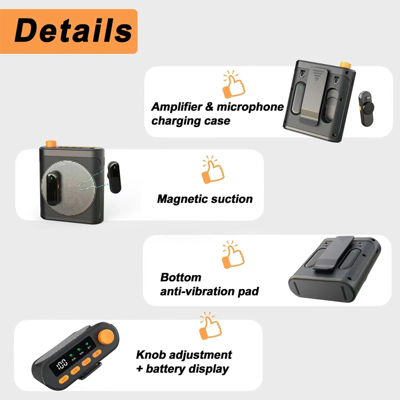 Portable Voice Amplifier with  - Portable Amplifier Mini ulasan dan harga