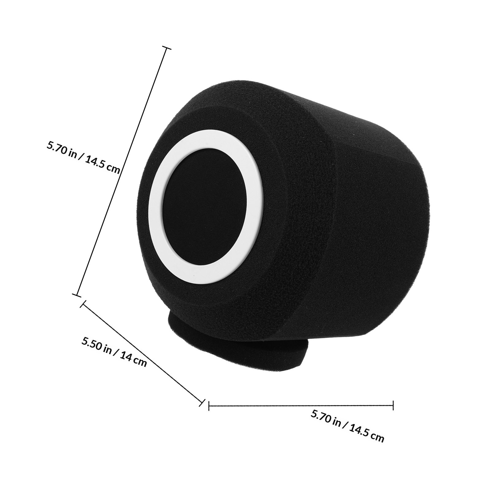 Microphone Foam Cover Windproo - Recording Pop Filter ulasan dan harga