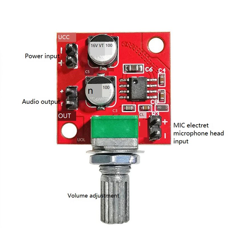 -[A51I Digital]LM386 Electret  - Portable Amplifier Mini ulasan dan harga