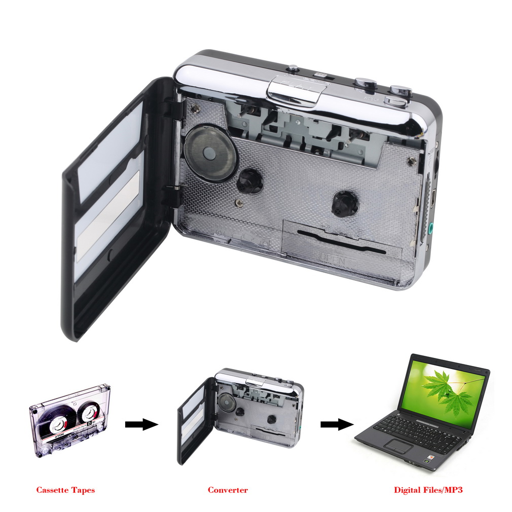 Cassette Player Cassette to MP - Audio Music Converter To Mp3 ulasan dan harga