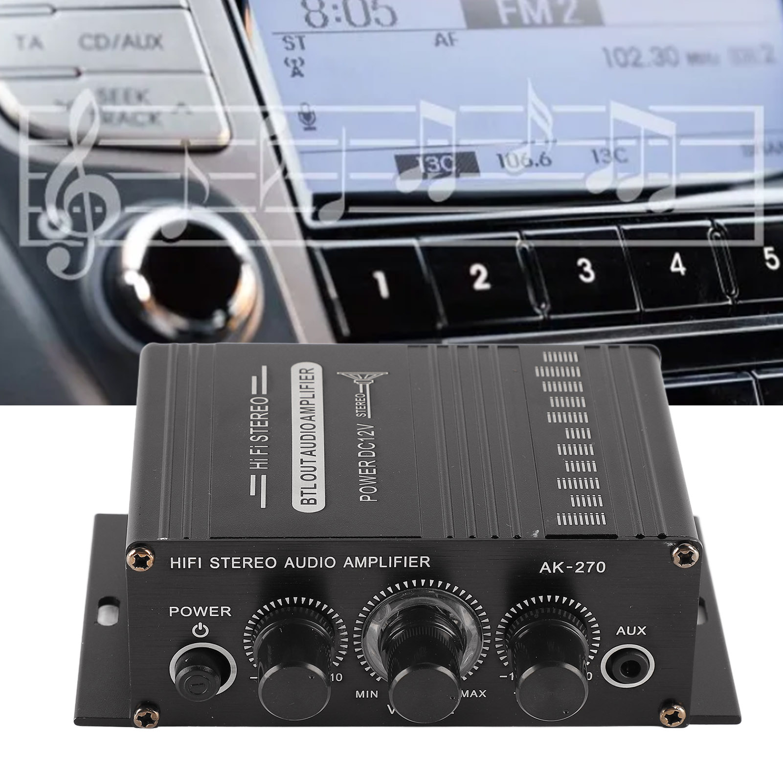 Stereo Amplifier Motorcycle Am - Portable Amplifier Mini ulasan dan harga