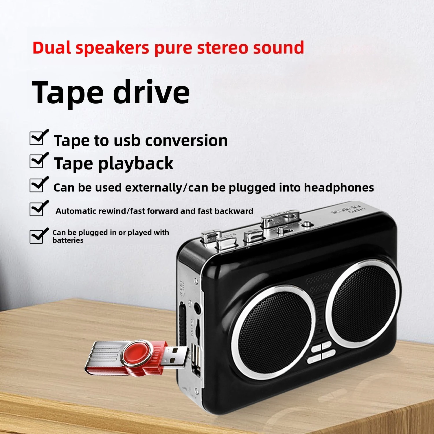 USB Cassette Player Music Audi - Audio Music Converter To Mp3 ulasan dan harga