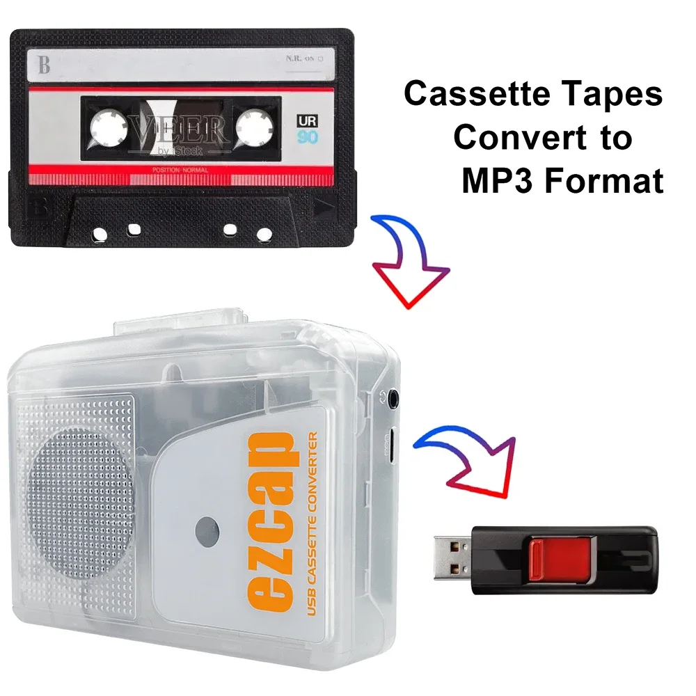Ezcap249 USB Cassette Player W - Audio Music Converter To Mp3 ulasan dan harga