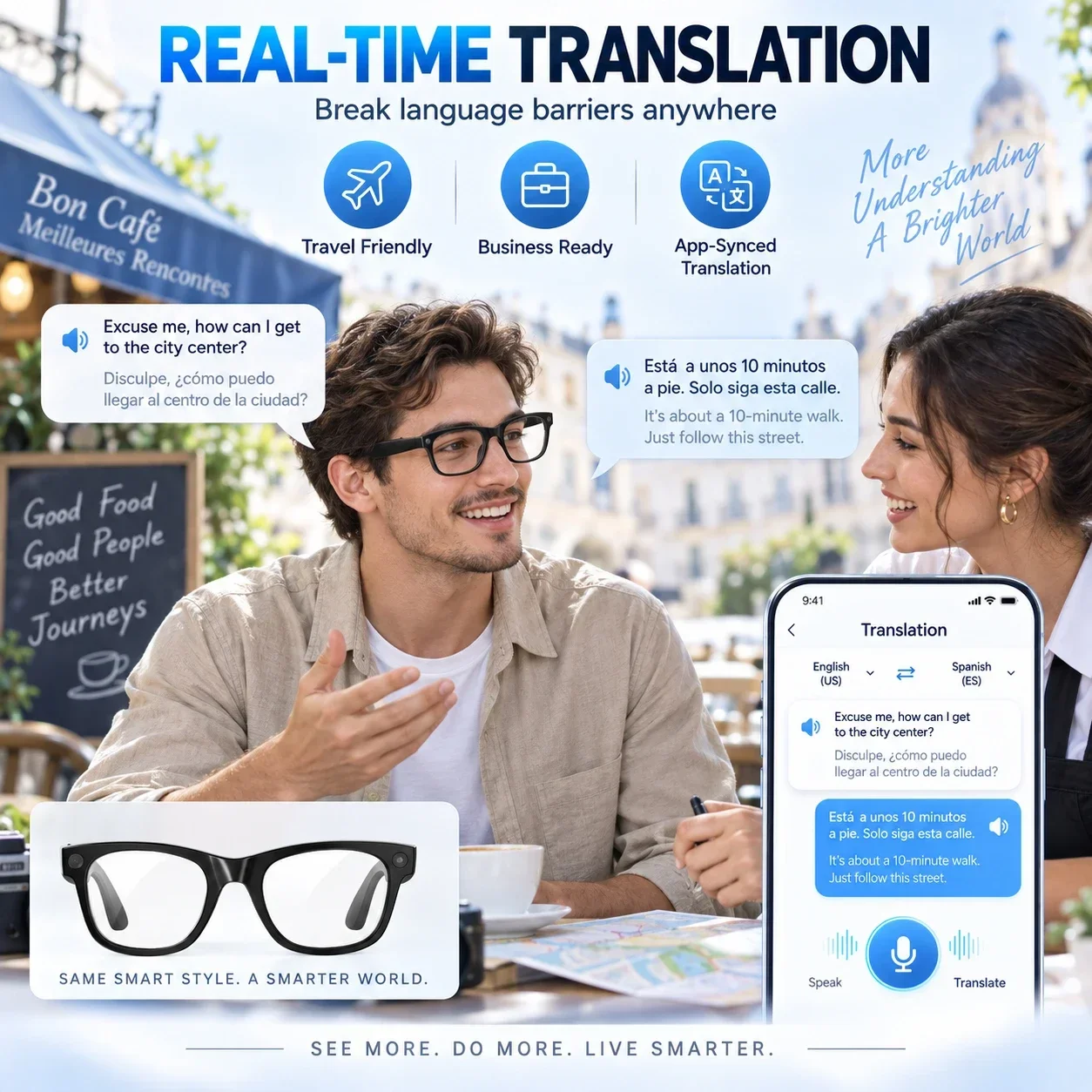 800W HD Smart Glasses Camera M - Audio Music Free Online ulasan dan harga