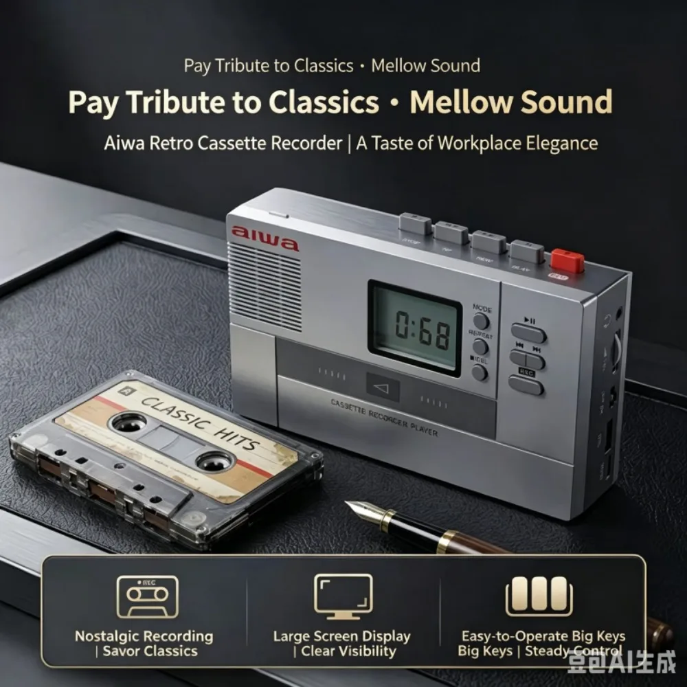 Retro Portable Cassette Player - Audio Music Converter To Mp3 ulasan dan harga