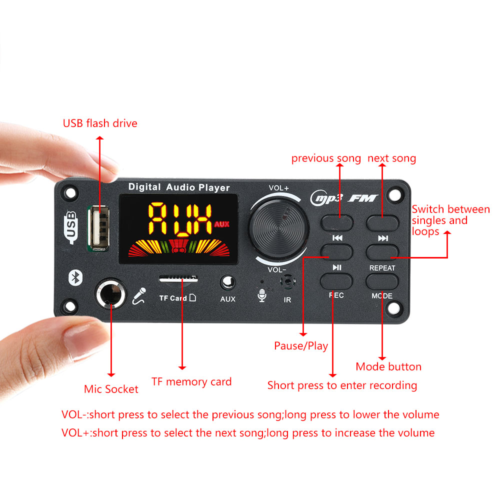 DC 5-12V MP3 Audio Decoder Mod - Audio Music Converter To Mp3 ulasan dan harga