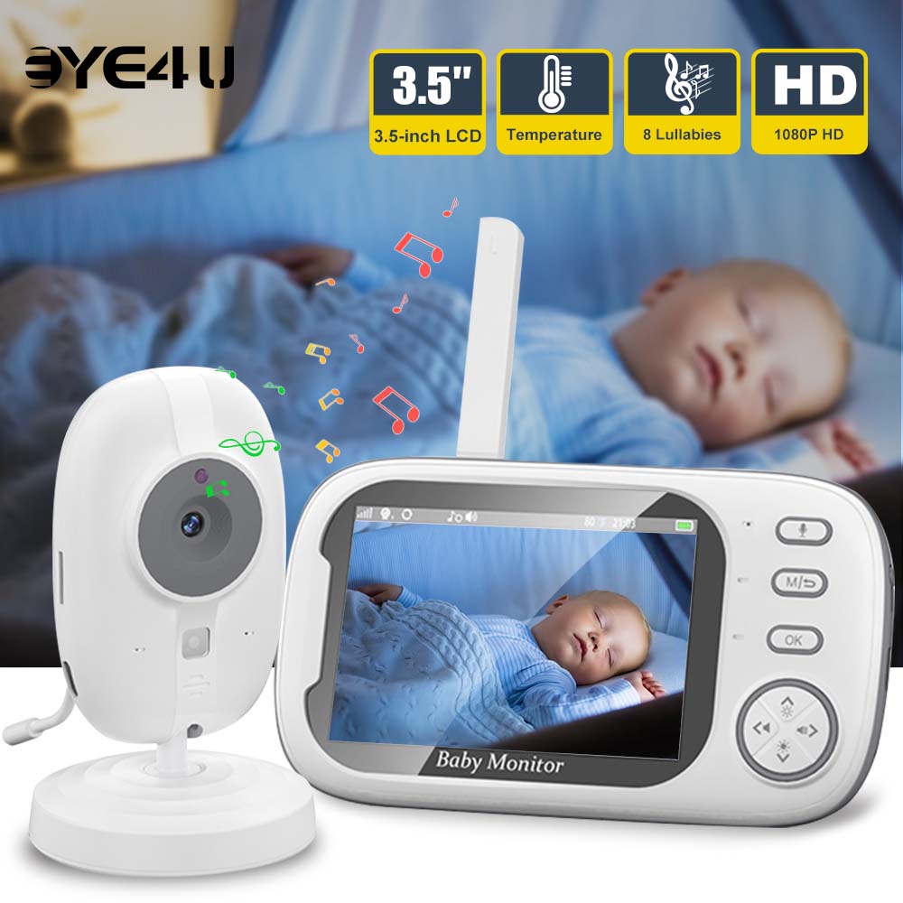 3.5'' Video Baby Monitor 2.4G  - Audio Music Videos ulasan dan harga