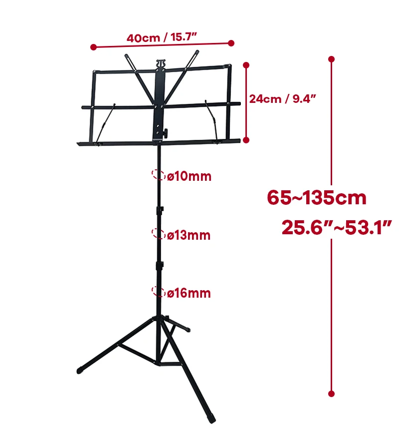 Collapsible Compact Sheet Musi - Audio Into Music Sheet ulasan dan harga