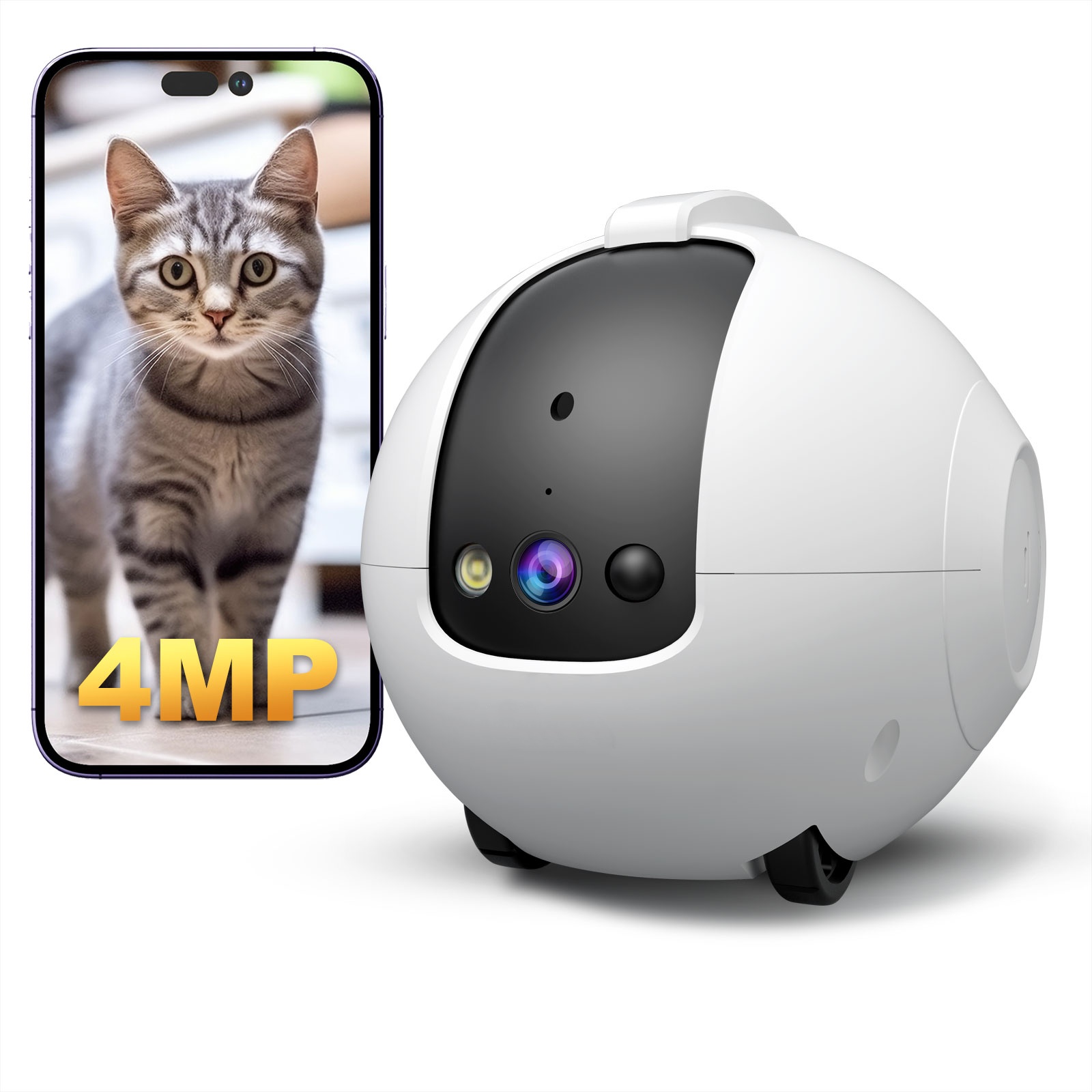 Pet Camera Robot 4MP Pet Compa - Audio & Music Xbox ulasan dan harga