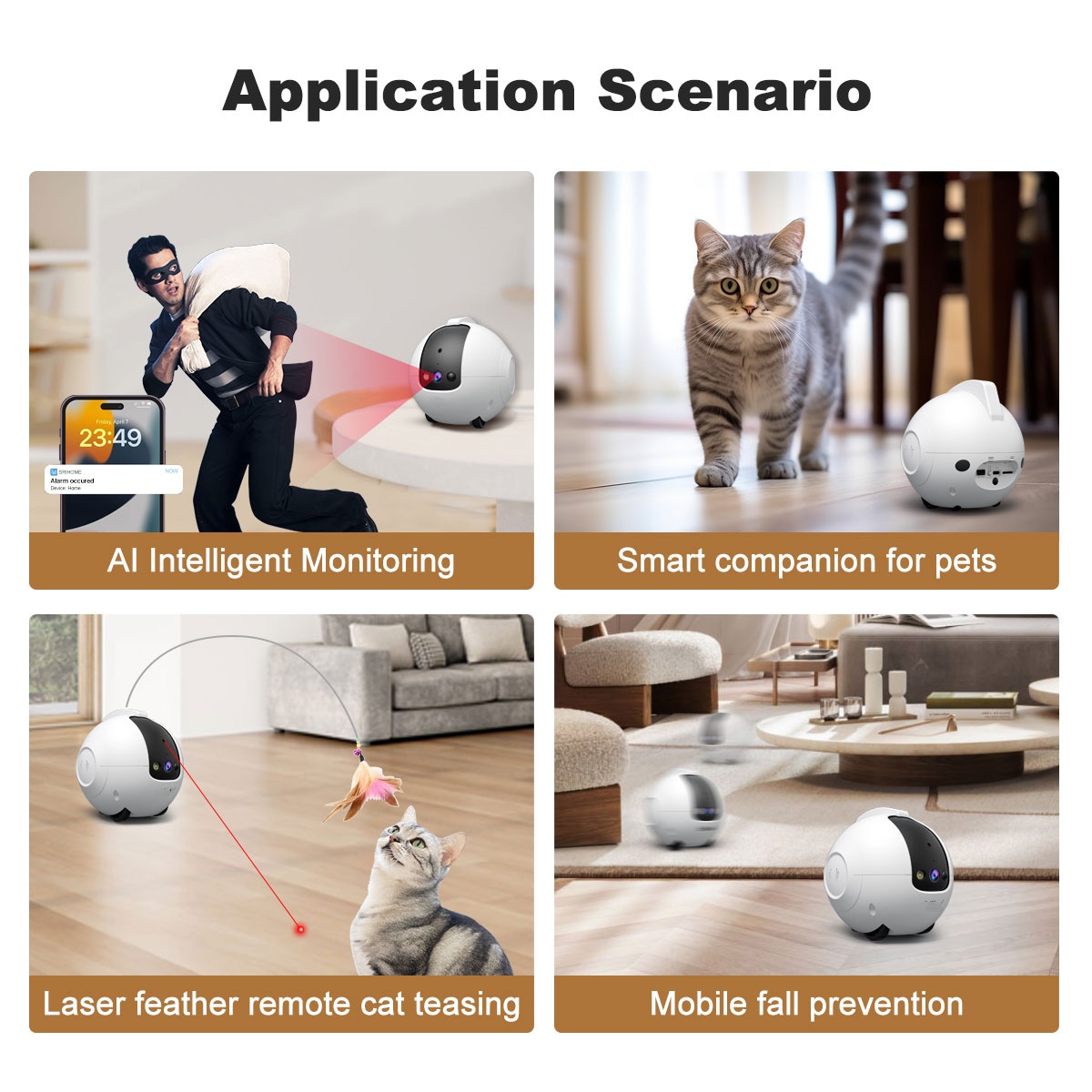 Pet Camera Robot 4MP Pet Compa - Audio & Music Xbox ulasan dan harga